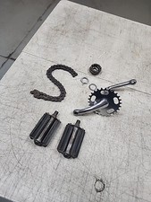 1970 SCHWINN LIL TIGER PEDAL CRANK WITH SPROCKET BEARING  PEDALS CHAIN L K