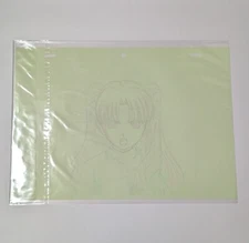 Rin Tohsaka Fate Stay Night Anime Cel Drawing Sketch Authentic Animation Art