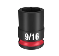 New Milwaukee Tool 49-66-6107 3/8" Drive Impact Socket 9/16 Inch SAE 6 pt