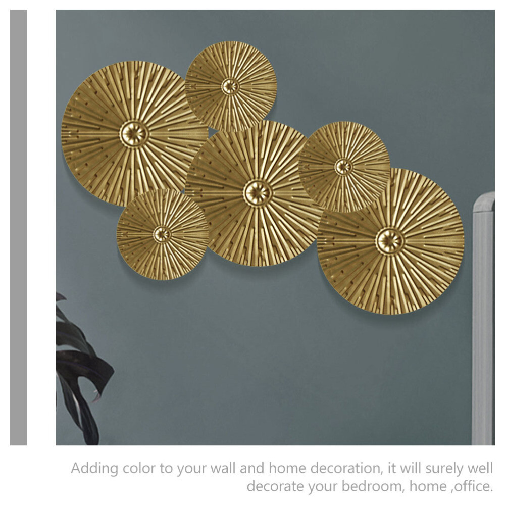 4Pcs plate wall sculpture Hanging Wall Art Modern Wall Decor Metal Wall Art eBay