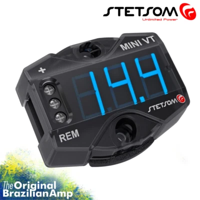 Stetsom - MiniVT Digital Display Mini Voltmeter High Accuracy Blue LED 7V~30V