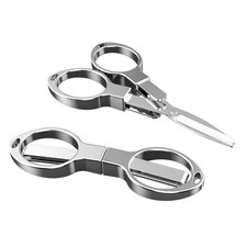 Folding Scissors, Safe Portable Safe Portable Travel Mini Scissors, Stainless...