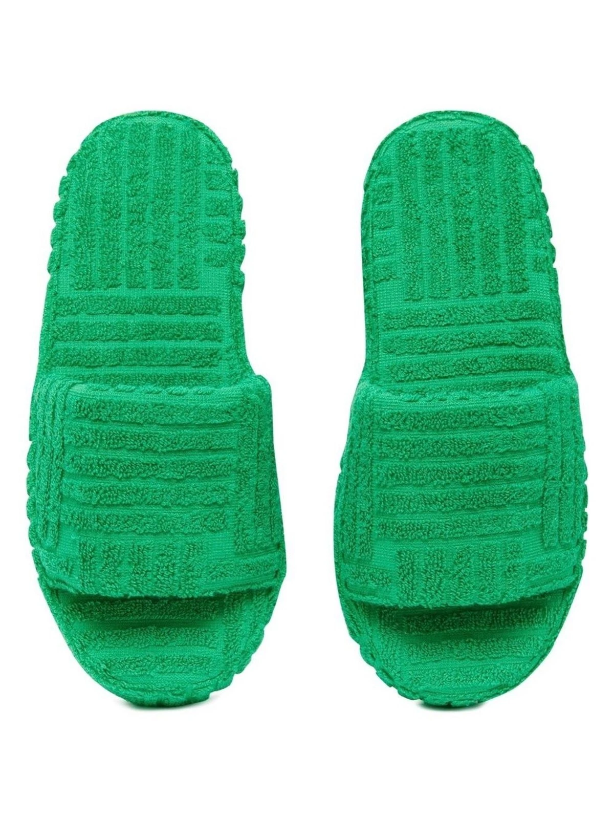 Bottega Veneta — NEW BOTTEGA VENETA Resort Sponge Sandals - Grass Green