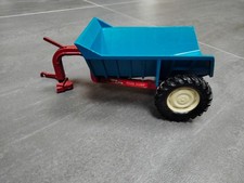 Britains No. 9629 - Shawnee Poole Rear Dump farm trailer - Spares or Repair