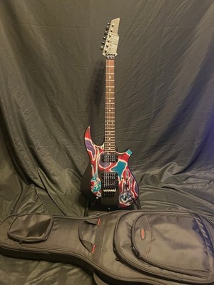 2008 James Tyler Ultimate Weapon Psychedelic Vomit Guitar-Awesome