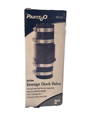 Parts2O FP212-257 2  In-Line Sewage Check Valve