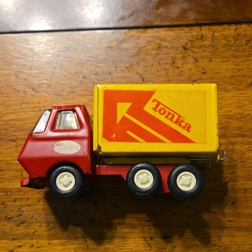 Tonka Vintage Pressed Steel Truck Red Yellow Collectible Vehicle Toy Classic