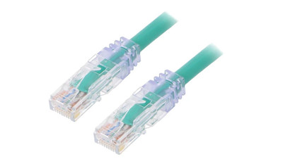 UTPSP1MGRY Patch cord TX6  PLUS,U/UTP 6 linka Cu LSZH zielony 1m 24AWG