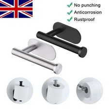 Stainless Steel Toilet Roll Paper Holder Strong Self Adhesive Stick Wall Mount