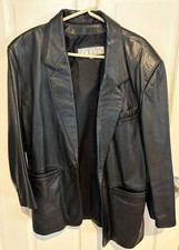 Traditional Trends Vintage Leather Jacket, Size Medium