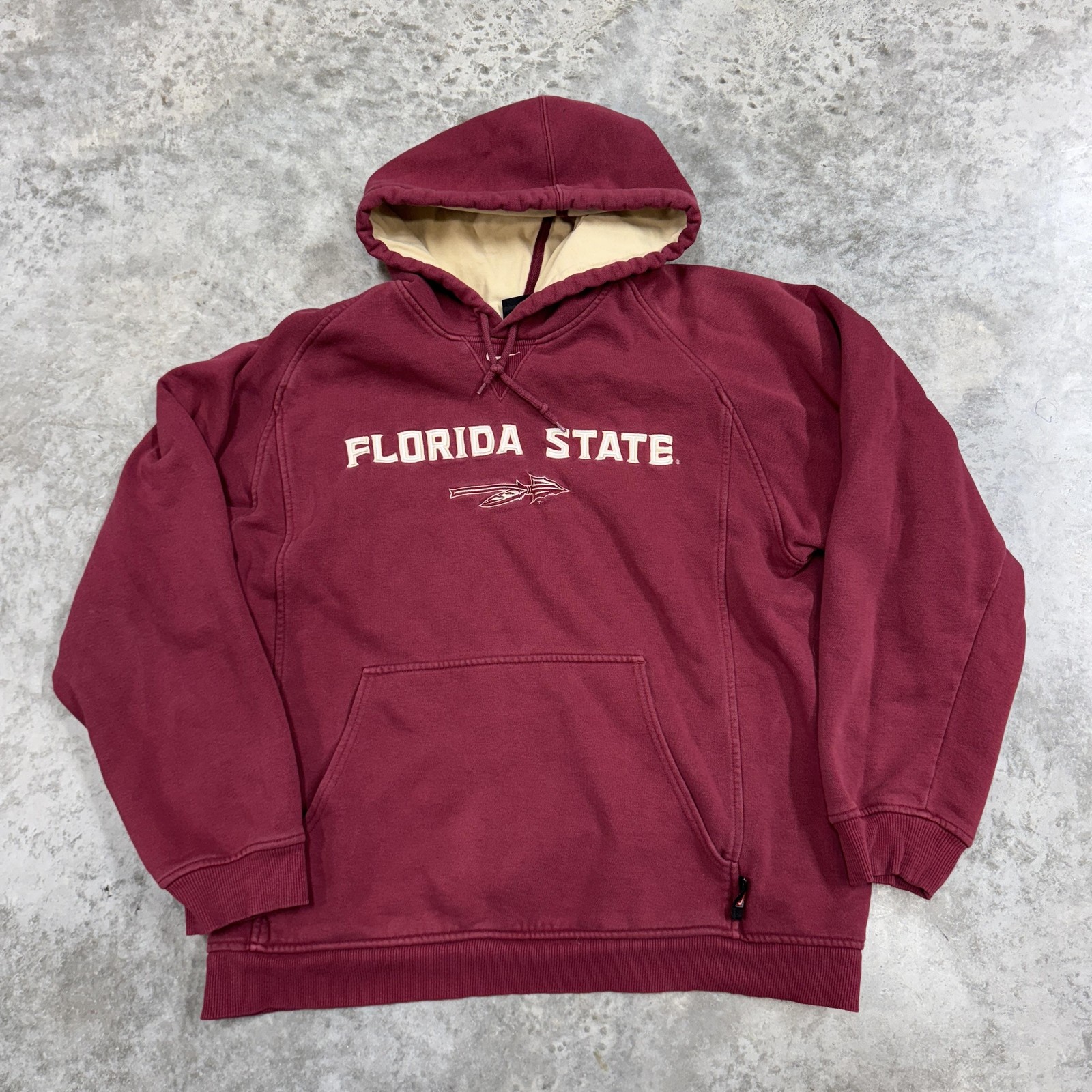 Florida State Seminoles Sweater Mens Medium Maroon College Football Nike Hoodie