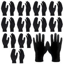 24Pcs Black Cotton Gloves Cotton Gloves Dry Hand Eczema Glove Soft Stretchy  