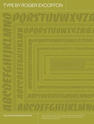 Type by Roger Excoffon: Collected Specimen Booklets -  NEW  2024-12-24