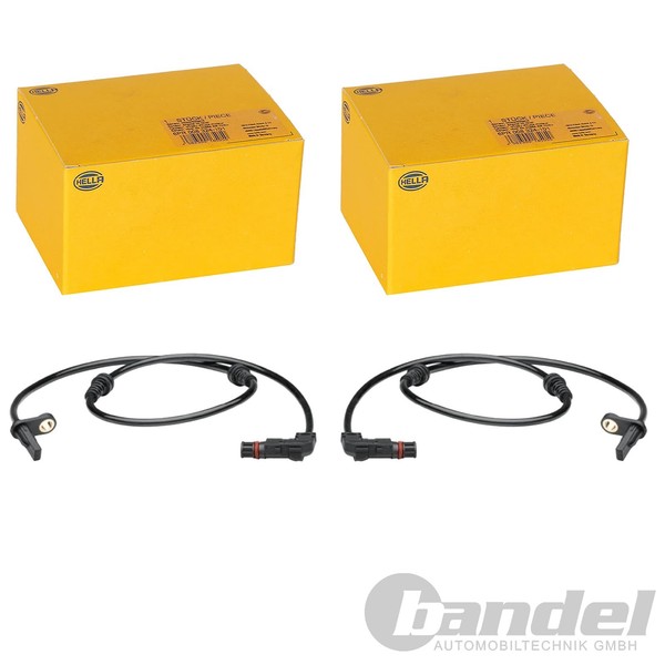 2X Hella ABS-SENSOR Raddrehzahl Vorne Passend FüR Mercedes C-KLASSE GLK-KLASSE-image