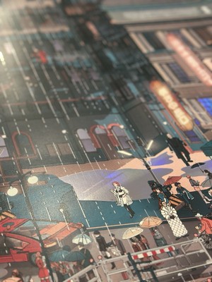 Doug John Miller - Blade Runner - 24 x 36 Rainbow Foil Screen