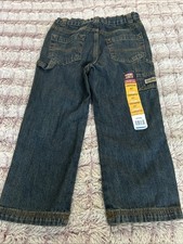 New Boy Wrangler Carpenter Adjustable Jeans Size 4T