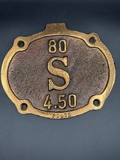 Altes Maschinenschild Fabrik Polte Bei Magdeburg Eisen Bronziert Ca. 600g
