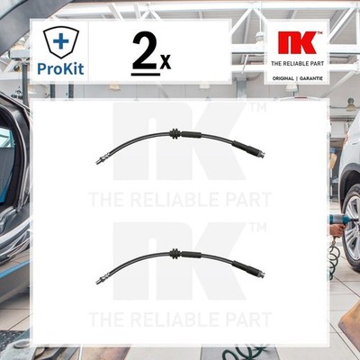 2x ORIGINAL  Nk Bremsschlauch Vorne, Links, Rechts für Fiat Panda Panda Van