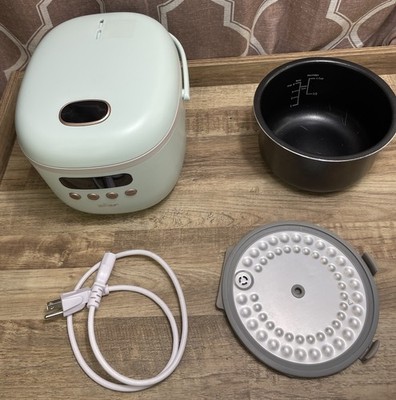 Rice Cooker 4 Cups Rice Cooker Small 6 Cooking Functions Tested Works Great