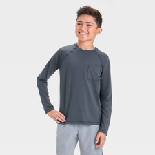 Art Class Mint Green Rash Guard Swim Shirt Long Sleeve Boys ML 8 NWT