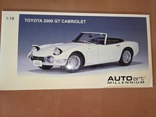 Autoart Millenium 78733 Toyota 2000 GT Cabriolet weiß 1:18 noch in OVP