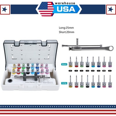 Universal Implant Prosthetic Kit Dental Torque Wrench Screwdriver Hand Driver CE
