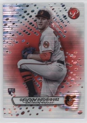 2023 Topps Pristine Red Pulsar Refractor 1/5 Grayson Rodriguez #209 0b4t