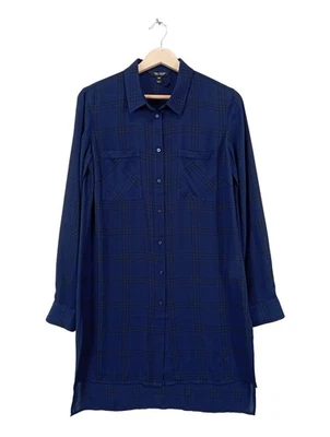 TOM TAILOR Robe chemisier Dames Robe T EU 38 bleu style festif - Photo 1/4
