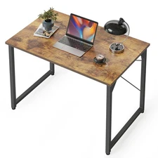 CubiCubi 32" Small Computer Desk for Home Office, Modern - Space Saving Design