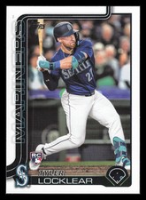 Tyler Locklear RC 2025 Topps Series 1 #192 Seattle Mariners
