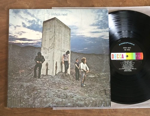 THE WHO ~ WHO'S NEXT / DECCA DL 79182 FIRST PRESS 1971 LP w/ SHRINK & INNER