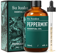 Peppermint Essential Oil - Huge 4 Fl Oz - 100 Pure and Natural - Premium Grade
