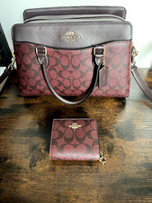 Coach Darcie Carryall Signature Purse and Wallet