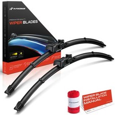 A-Premium 2x Front 22" & 20" Windshield Wiper Blade for Ford Mustang Lincoln MKZ