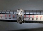 Vintage 925 Sterling Silver Dolphin Textured Wide Band Ring Size 6 — photo 2
