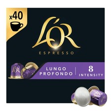 Espresso Lungo Profondo Coffee Pods x40 Intensity 8 (Pack of 1, Total 40 Caps... 0.35 per lighter
