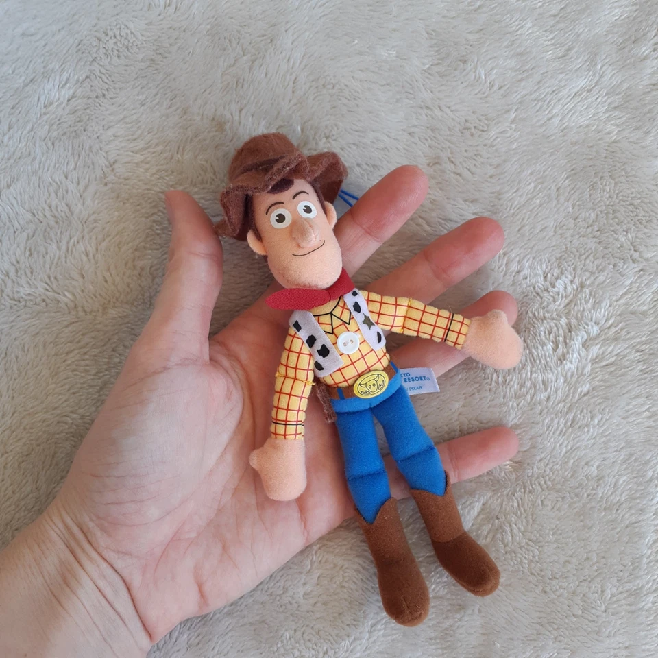 Tokyo Disney Resort Pixar Toy Story Woody Cowboy Mini Plush Keyring Bag Charm - image 2 of 3