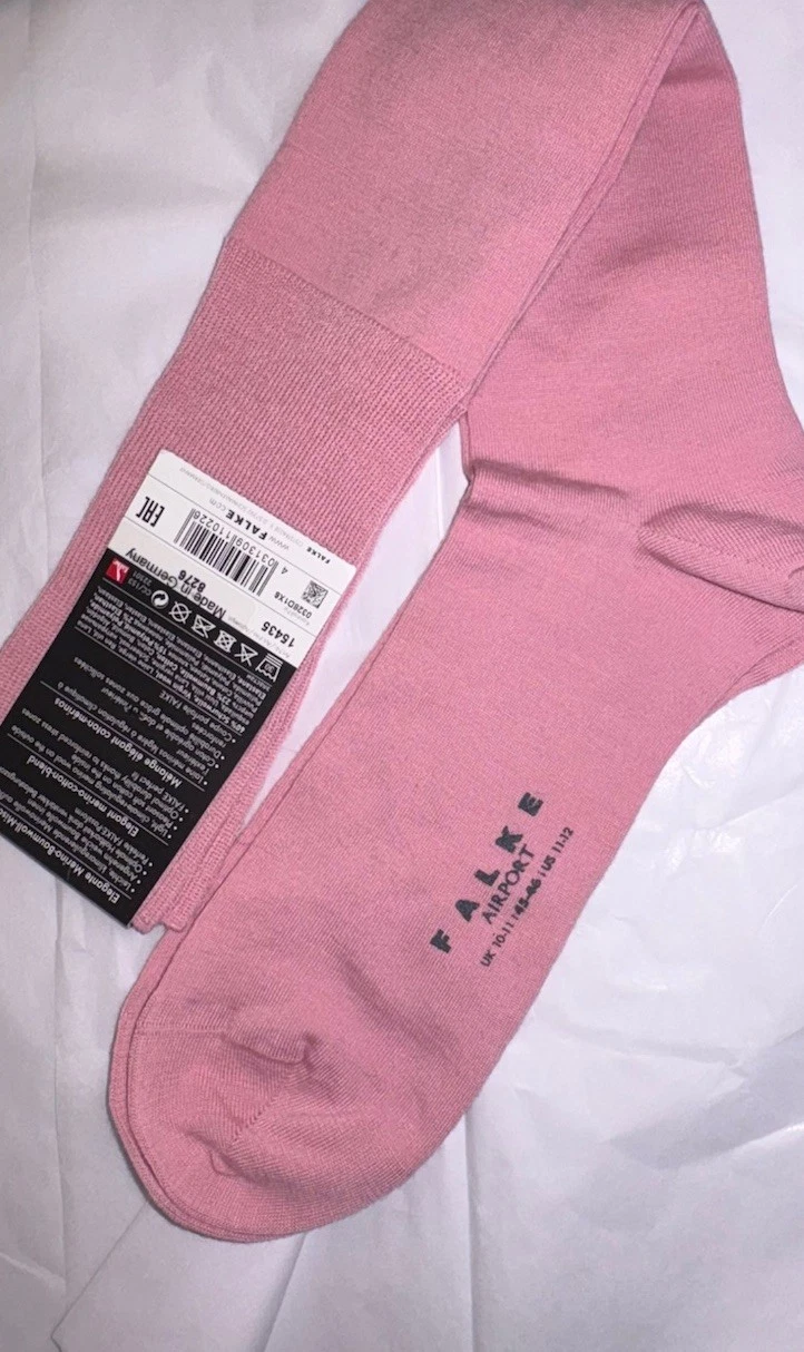 NWT Falke Airport Merino Wool Blend Knee High Socks Large 11-12