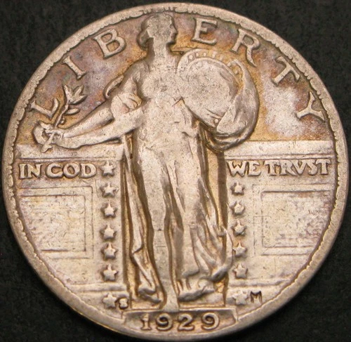 UNITED STATES 1/4 Dollar 1929S - Silver .900 - F+ - 2458 ¤