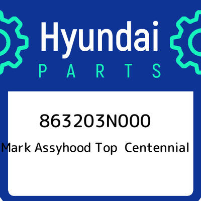 863203N000 Hyundai Mark assyhood top centennial 863203N000, New Genuine OEM Part