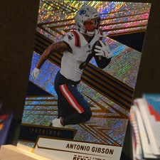2025 Panini Revolution Antonio Gibson #78 Patriots Holofoil Football Card