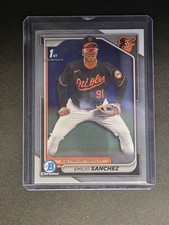 2024 Bowman Chrome Prospects #BCP241 Emilio Sanchez 1st Rookie Baltimore Orioles