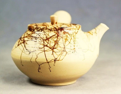Hokujo Tokoname Mogake Teapot - Thumbnail 3