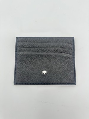 Montblanc Meisterstuck Men's Grain Leather Wallet - Black 6CC