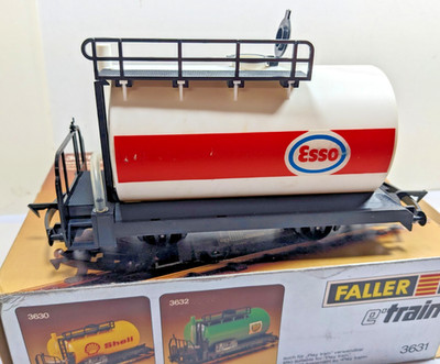 Faller Spur 0 32 mm Playtrain e-Train Kesselwagen ESSO 3631 neu, OVP