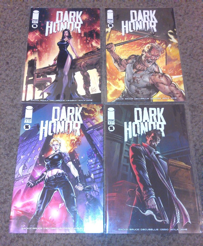 LOT OF 4 DARK HONOR 1 2 3 4 - IMAGE COMICS 2025 - VF 8.0