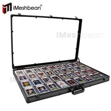 Card Show Display Case Large Aluminum 36"X24" Lockable Trading Card Display Case