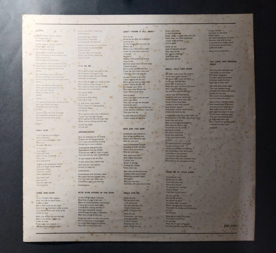 Modern Talking - Ready For Romance Asian LP RCHC-119 diff cover +insert - Image 4 of 4