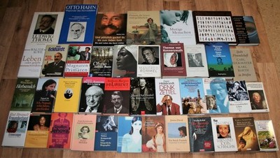 40 Bücher - BIOGRAFIEN Memoiren Erinnerungen Portraits Leben Personen. Paket.