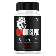 Iron Horse Premium Performance Supplement, IronHorse Pro (60 Capsules)